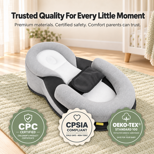 TinyBaby™ CozyNest Lounger - Help Reduce Post-Feed Spit-Up