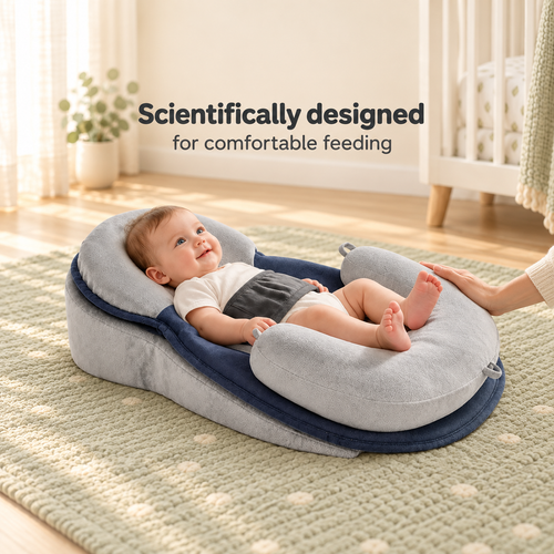 TinyBaby™ CozyNest Lounger - Help Reduce Post-Feed Spit-Up