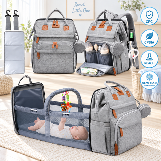 TinyBabi™ GoNest Travel Diaper Bag
