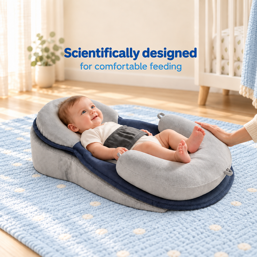 TinyBabi™ CozyNest Lounger - Help Reduce Post-Feed Spit-Up