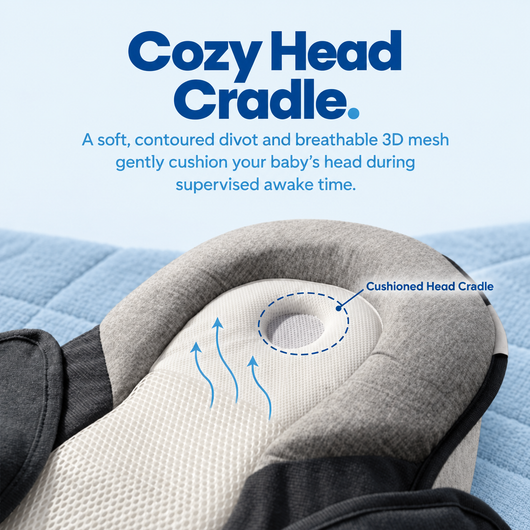 TinyBabi™ CozyNest Lounger - Help Reduce Post-Feed Spit-Up
