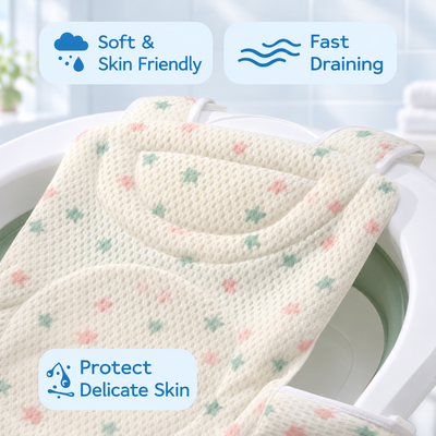 TinyBabi™ AquaNest Baby Bath Support