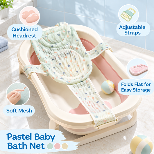 TinyBabi™ AquaNest Baby Bath Support