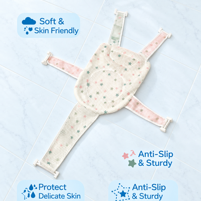 TinyBabi™ AquaNest Baby Bath Support