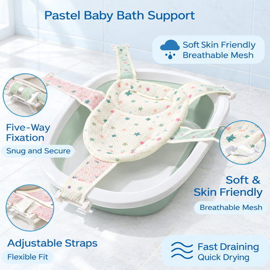 TinyBabi™ AquaNest Baby Bath Support