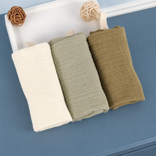 TinyBabi™ GentleNest Burp Cloth Set