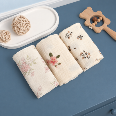 TinyBabi™ GentleNest Burp Cloth Set