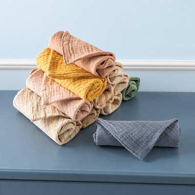 TinyBabi™ GentleNest Burp Cloth Set