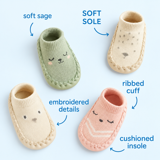 TinyBabi™ TinySteps Sock Shoes